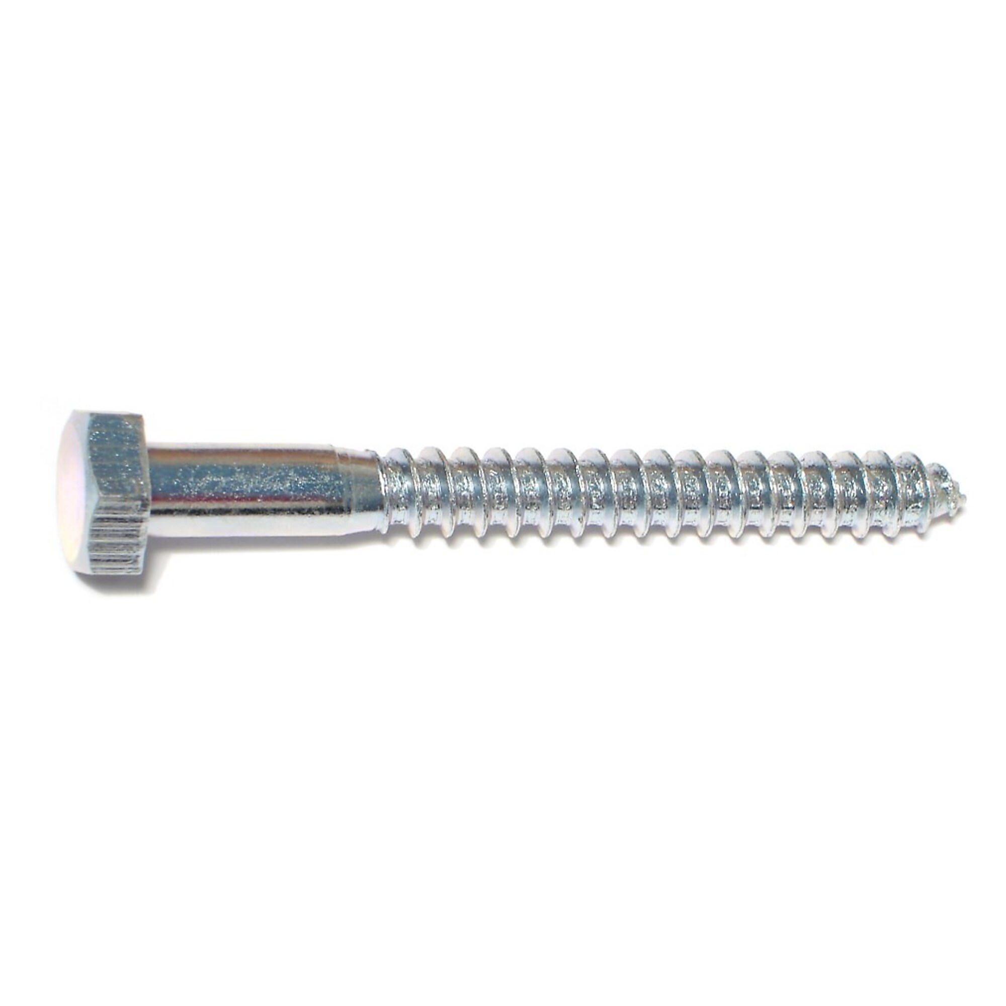 Midwest Fastener Hex Lag Screws - 5/16in. x 3in., Zinc Plated, Grade 2 Steel, 100 Pcs, Model# 01304